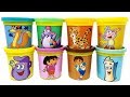 Dora the Explorer Play-Doh Surprise Toys Diego Swiper Baby Jaguar Backpack Tico Boots Learn Colors