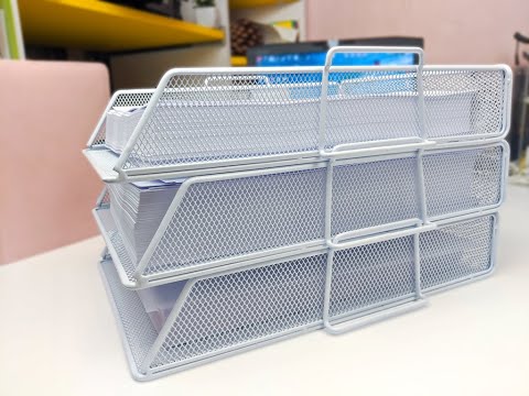 Лоток для бумаг AXENT металлический перфорированный серый (2123-03-А) фото от покупателей 1