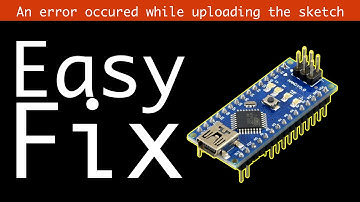 Easy fix arduino nano stuck on uploading and programmer is not responding