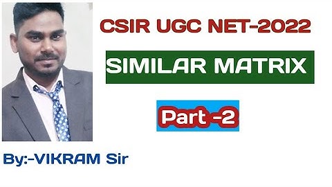 #Similar Matrix part-2#Linear Algebra#CSIR UGC NET#GATE#IIT-JAM#DU#TIFR#IISC#shortvideos