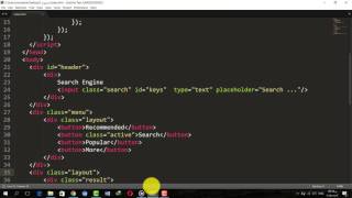 Project Search Engine html5,css and javaScripte with Source Code
