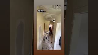 #HomeRenovation #HallwayRenovation #InteriorPainting #CeilingRepair #WallRepair #DoorReplacement