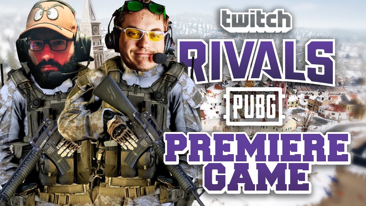 Twitch Rivals PUBG 1 Première game YouTube
