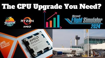 📊 Biedt een CPU-upgrade betere prestaties in MSFS 2024? Is een AMD 9800x3D-upgrade de moeite waar...