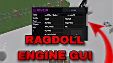 RAGDOLL ENGINE GUI SCRIPT | Hydrogen,Fluxus,Arceusx