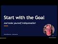 Start with the Goal
