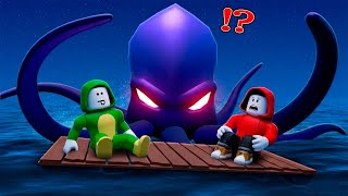JJ and Mikey Survive on a Raft !? (Maizen Roblox)