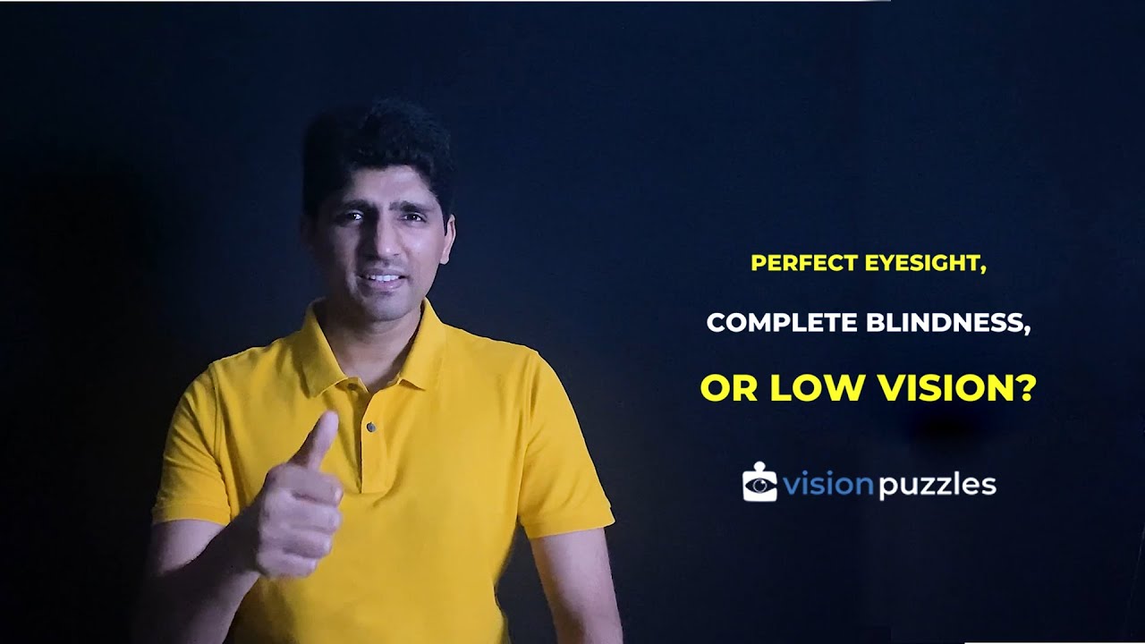 Perfect Eyesight, Complete Blindness, or Low Vision? | Vision Puzzles