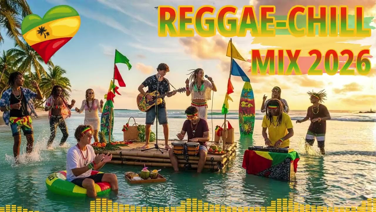 Caribbean Style Beach Party Reggae 2026 – Nonstop 60 Minutes Feel-Good Music