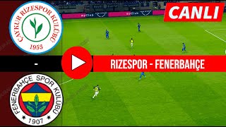 Ri̇zespor - Fenerbahçe Maçi Canli İzle Efootball 21 Türkçe Oyun