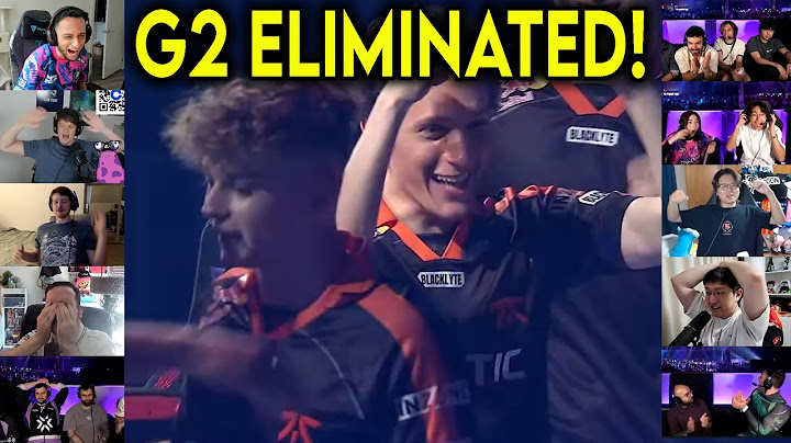 Valorant Streamers Reacts To Fnatic Eliminating G2 After An Insane Match In Masters Toronto