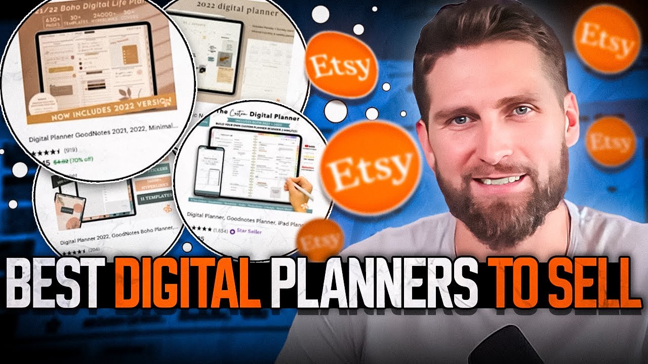 How to find the BEST Digital Planners to SELL on Etsy - PASSIVE INCOME ...