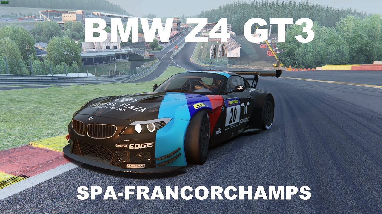 Hotlap | 2:16:908 | BMW Z4 GT3 | Spa-Francorchamps | Setup | Assetto ...