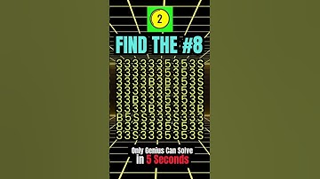 Find The Hidden Number In ONLY 5 Seconds | 99% FAIL😳☑️INTERMEDIATE