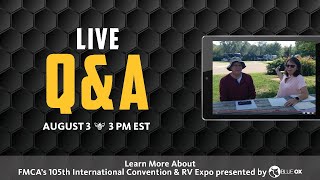 Golden Getaway- Live Q&amp;A #3 with FMCA Events Department