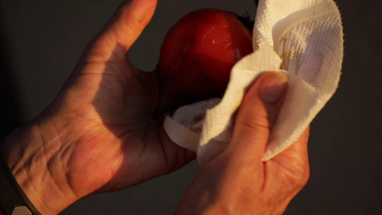 Peeling Beets
