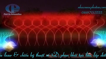 Thiết kế mô hình nhạc nước trên hồ điều hòa