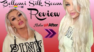 Bellami 26 inch Silk Seam Hair Extensions In Ash Blonde Review