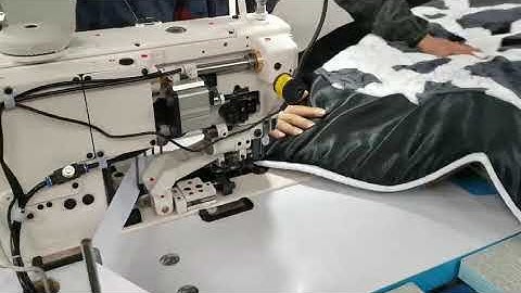 QBBBJ-2000 Edge trimming overlock machine, blanket packing machine