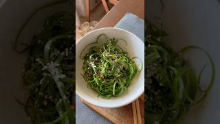 очень вкусный азиатский салат из зелёного лука   #еда # #чтояемзадень #food #рецепт