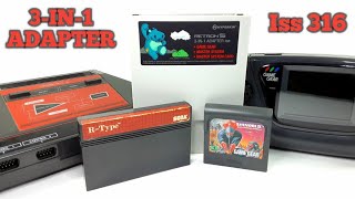 HYPERKIN, RETRON 5, [ 3-IN-1 ADAPTER ] REVIEW. plays, GAME GEAR /MASTER SYSTEM /MASTER SYSTEM CARD. screenshot 4