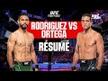 Rsum ufc  une guerre et une soumission magistrale le choc rodriguezortega na pas du