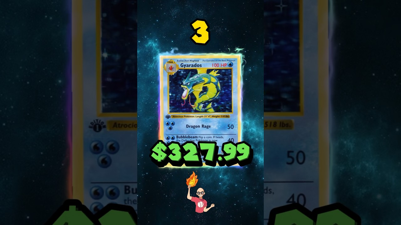 Top 10 Pokemon GYARADOS cards 👀 