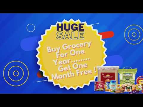 CRAFTSTORE: Buy Grocery For 1 Year & Get 1 Month Free !