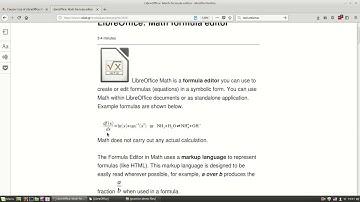 LOM - Introduction to Math Formula Editor
