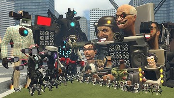 GMod Map FULL of Cursed Skibidi Toilets