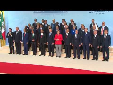 Donald Trump Joins Fellow G20 Leaders For Family Photo