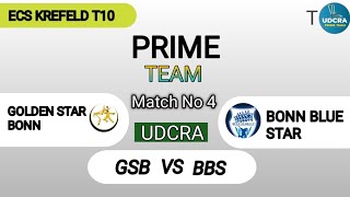 GSB VS BBS Fantasy Dream11 Prediction, GSB VS BBS ECI T10 KREFELD 2023, 4th Match Preview