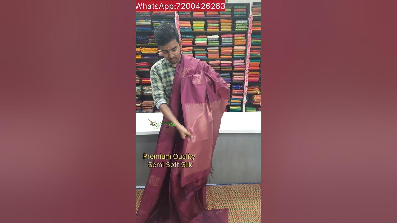 Premium Quality Semi Soft Silk Varman Silks Ph7200426263 Ashok