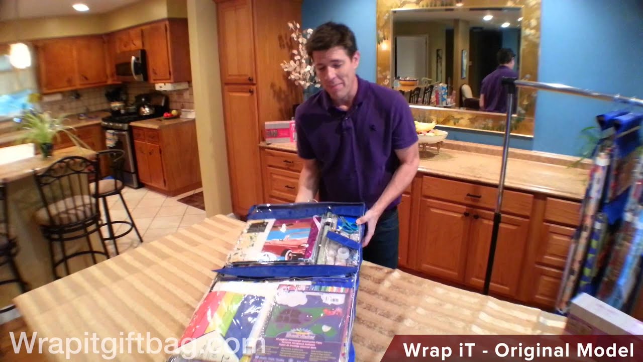 Wrap iT - The Best Gift Wrap Storage Organizer Commercial 