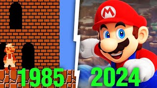 Evolution of Mario games from 1985 to 2024 #mario #mariogameplay #evolution #gameplay #games