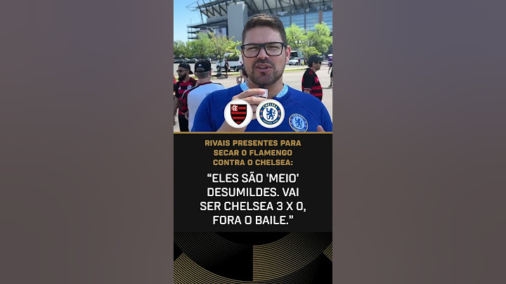 RIVAIS DO FLAMENGO vão pro jogo pra SECAR O MENGÃO e torcer pro CHELSEA! #shorts