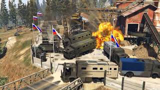 ❗Russian secret weapons transport Truck was destroyed by Ukrainian Su-33 Fighter jets | GTA 5 screenshot 4