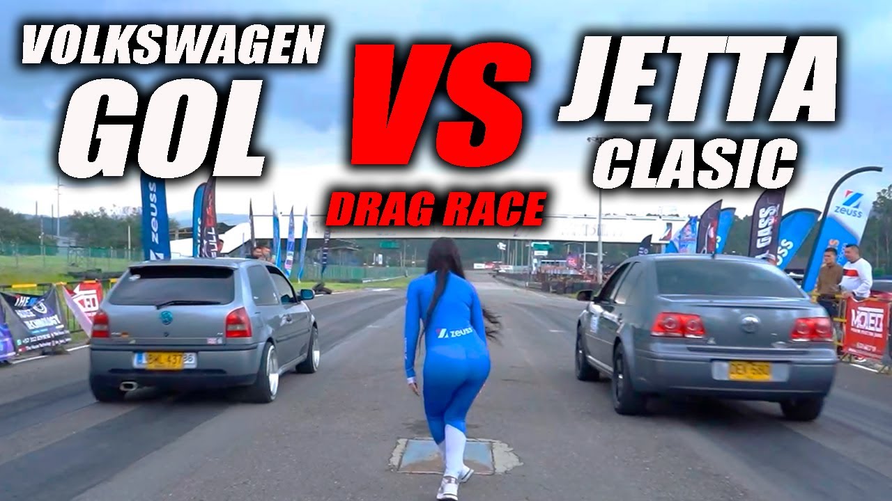 JETTA VS GOL 🔥 Batalla de TITANES Drag Race Fullgass - YouTube