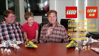 glans bestemt veltalende LEGO Vs LEPIN: Price? Quality? Weight? Can Kids tell the Difference? An  In-depth Comparison - YouTube