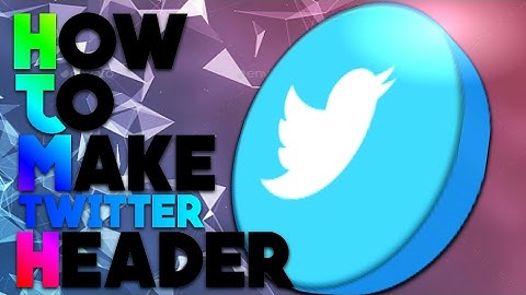 How To Make Twitter Header On Android Phone (Ps Touch)