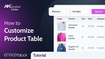 How to Сreate and Set Up a WordPress Product Table | JetProductTables