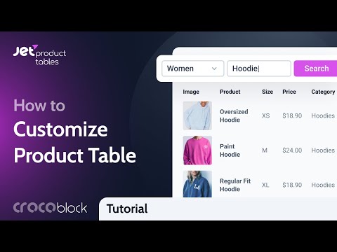 How to Create a WooCommerce Product Table | JetProductTables