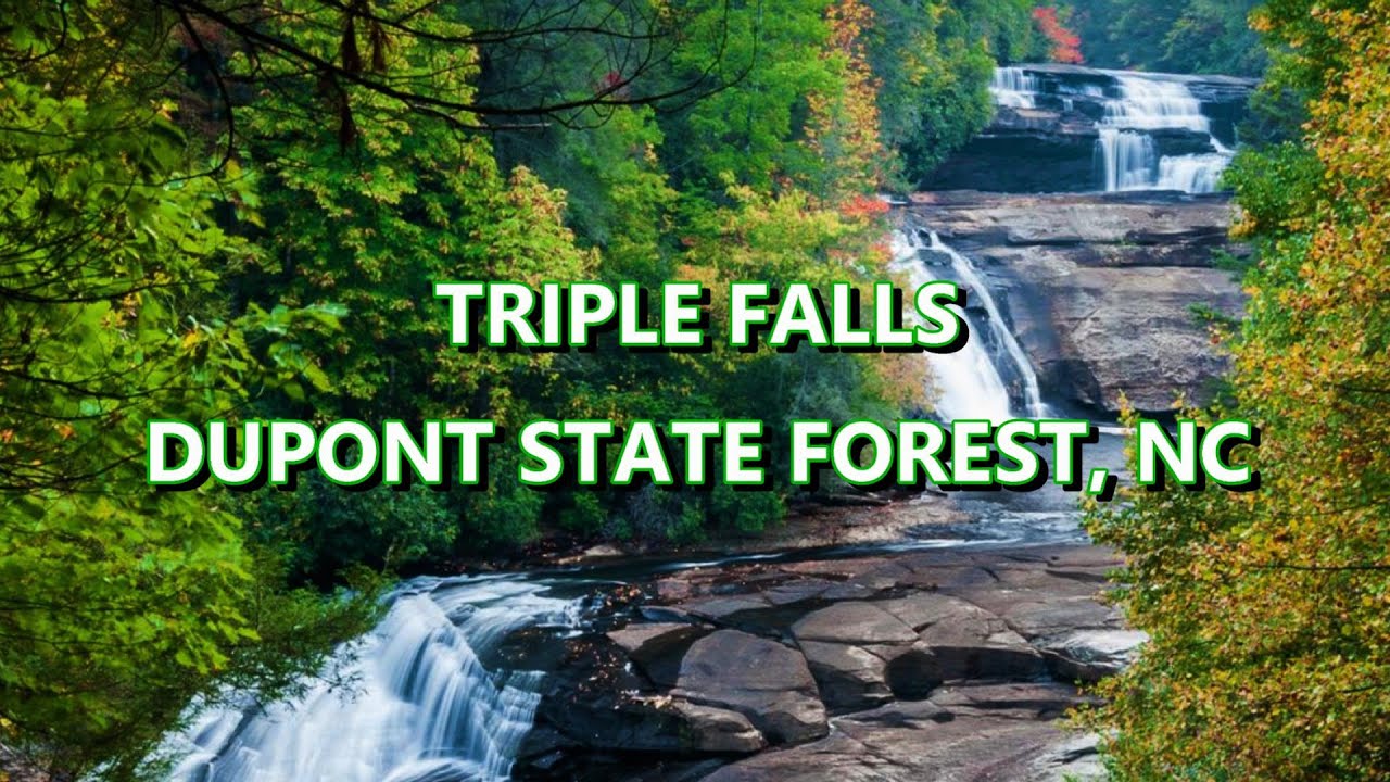 Triple Falls - DuPont State Forest, North Carolina  // 4K