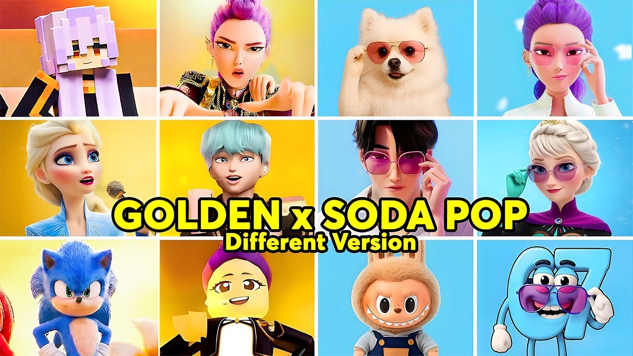 Song 'GOLDEN' x 'SODA POP' Through Different Versions 🎤✨🥤 Guess The Song KPOP DEMON HUNTERS |foxQUIZ