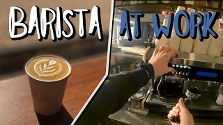 BARISTA AT WORK | Multitasking, Working solo, POV Rush Workflow, Cafe Vlog  Vol. 3