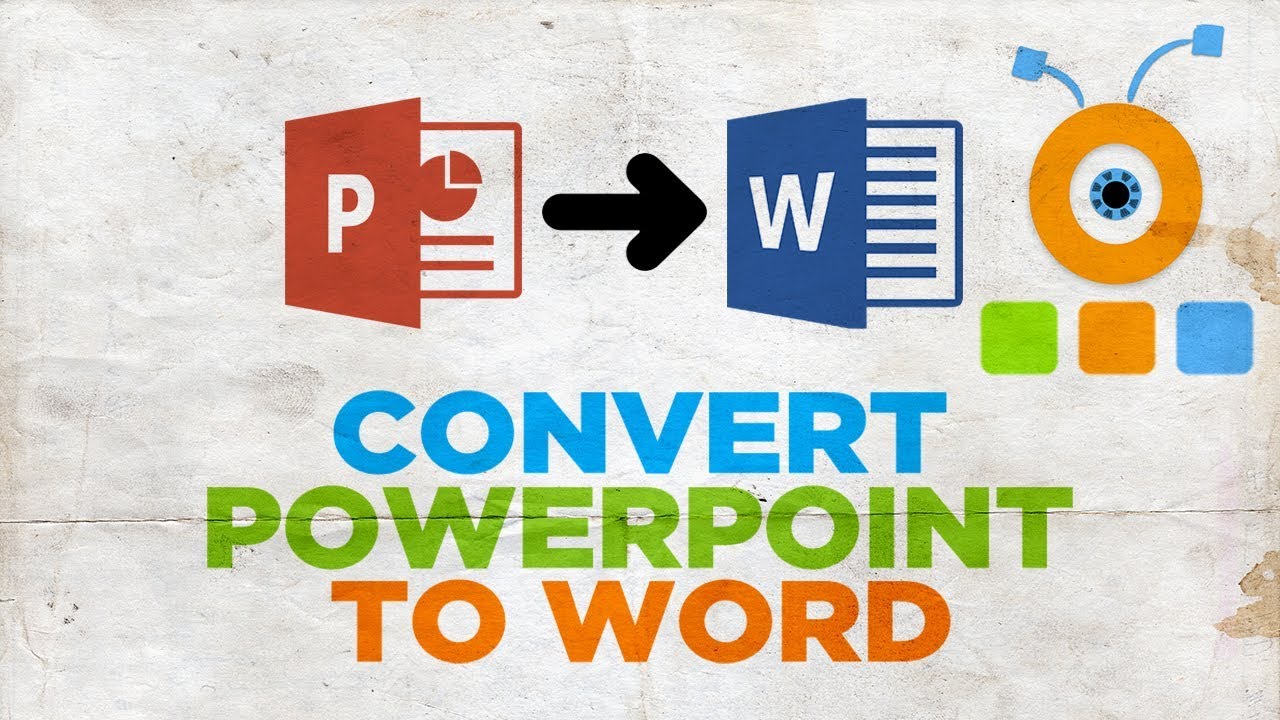 how to transfer powerpoint presentation to word