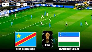 DR CONGO vs UZBEKISTAN | FIFA World Cup 2026 Group Stage | Full Match All Goals | Simulation PES21