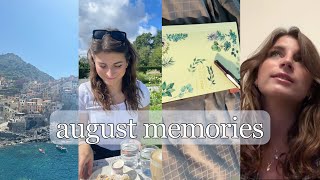 august life vlog // cinque terre vacation, reading, new piercings, journaling, prepping for a race