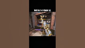Wait For 1 v 3 Clutch ☠️ #shorts #codm #codmobile #callofduty #fyp