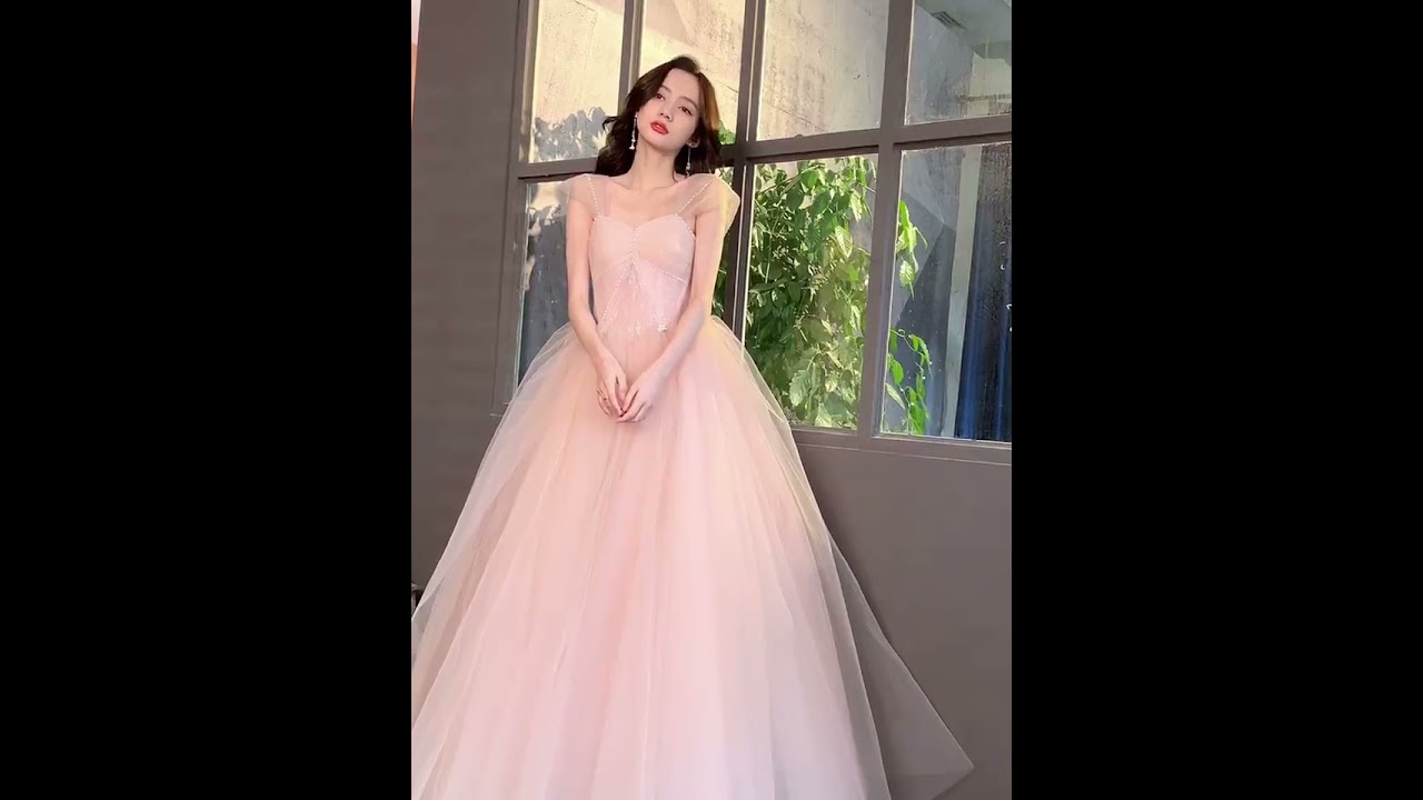 Charming Dusky Pink Prom Dresses 2021